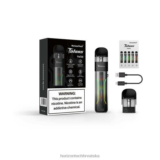HorizonTech Talons početni kit 6PJ0P200 HorizonTech vape kit ponoćno srebro
