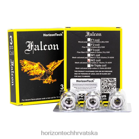 HorizonTech Falcon zavojnice (3 komada) 6PJ0P164 Horizon tech company m2 mrežaste zavojnice 0,16 ohma