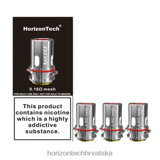 HorizonTech Sakerz zavojnice (3 komada) 6PJ0P158 HorizonTech vape kit mrežica 0,16 ohma (3 komada)