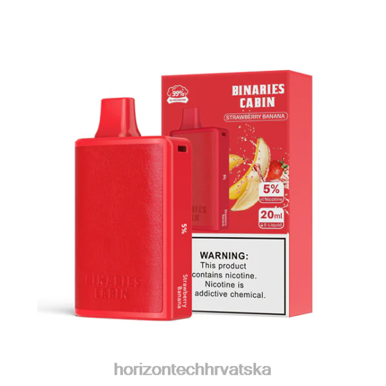 HorizonTech Binaries Cabin za jednokratnu upotrebu 20 ml 6PJ0P69 HorizonTech disposable vape jagoda banana