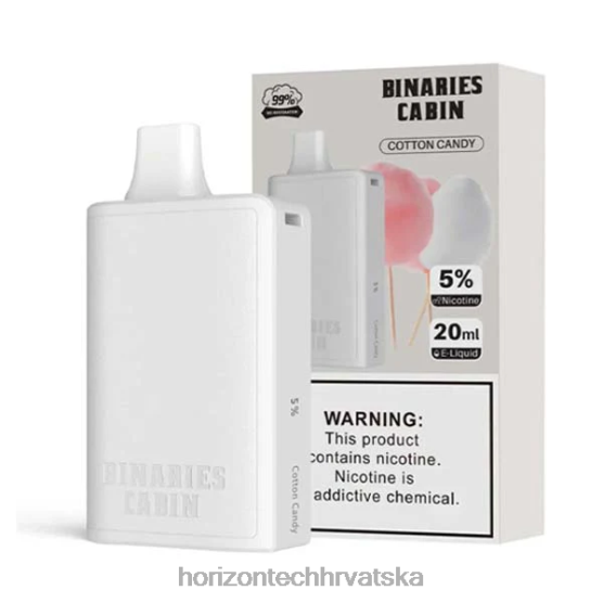 HorizonTech Binaries Cabin za jednokratnu upotrebu 20 ml 6PJ0P73 HorizonTech vape hrvatska šećerna vuna