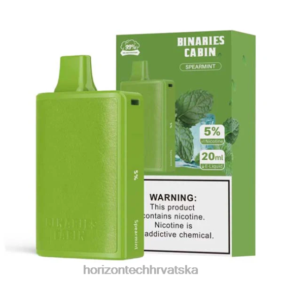 HorizonTech Binaries Cabin za jednokratnu upotrebu 20 ml 6PJ0P74 Horizon tech company konjski bosiljak
