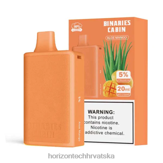 HorizonTech Binaries Cabin za jednokratnu upotrebu 20 ml 6PJ0P75 Horizon tech vape coils aloe mango