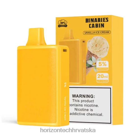 HorizonTech Binaries Cabin za jednokratnu upotrebu 20 ml 6PJ0P76 Horizon tech coils sladoled od vanilije