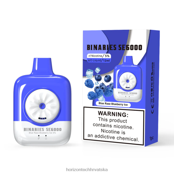blue razz led od borovnice