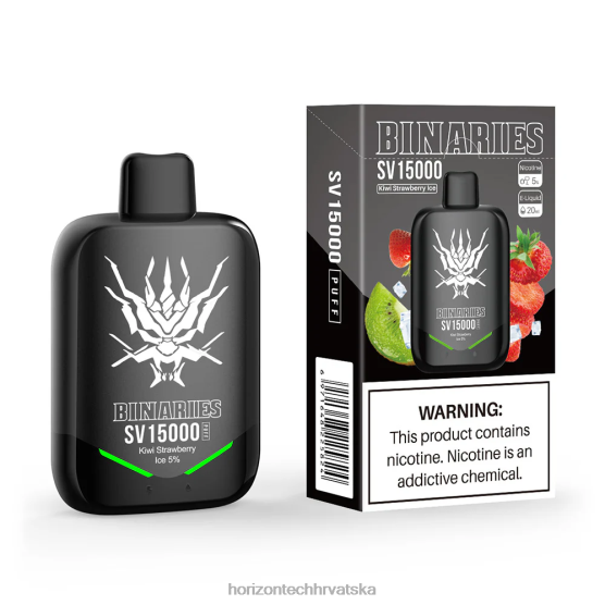 HorizonTech Binaries Cabin jednokratni sv 6PJ0P89 HorizonTech disposable vape led od kivija i jagode